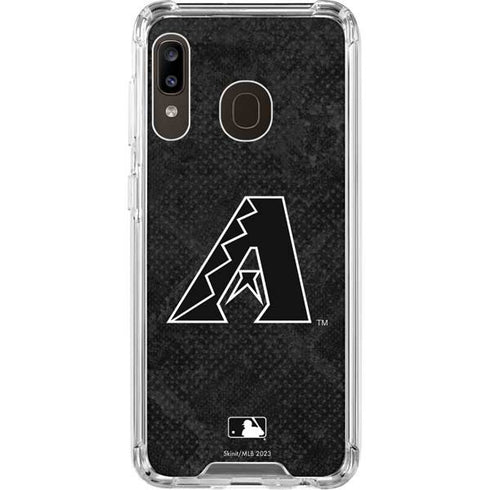 MLB Arizona Diamondbacks Dark Wash Galaxy A30 Clear Case