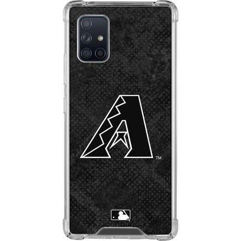 MLB Arizona Diamondbacks Dark Wash Galaxy A71 5G Clear Case