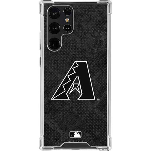 MLB Arizona Diamondbacks Dark Wash Galaxy S22 Ultra Clear Case