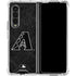 MLB Arizona Diamondbacks Dark Wash Galaxy Z Fold4 5G Clear Case