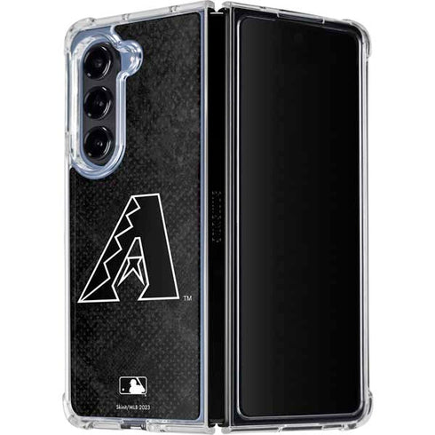 MLB Arizona Diamondbacks Dark Wash Galaxy Z Fold5 5G Clear Case