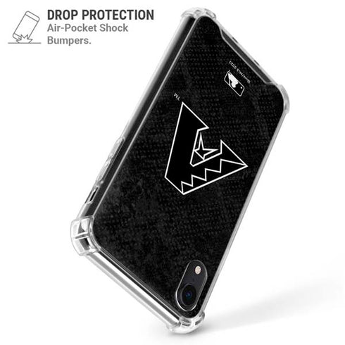 MLB Arizona Diamondbacks Dark Wash iPhone XR Clear Case