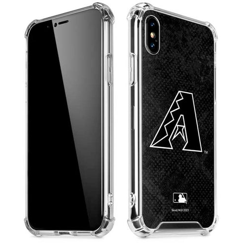 MLB Arizona Diamondbacks Dark Wash iPhone XS Max Clear Case