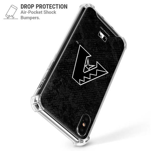 MLB Arizona Diamondbacks Dark Wash iPhone XS Max Clear Case