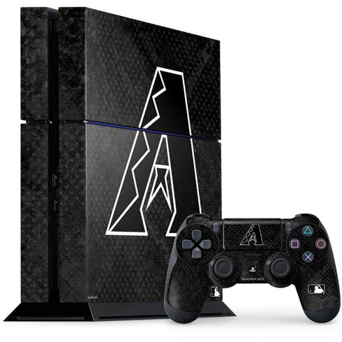 MLB Arizona Diamondbacks Dark Wash PS4 Console and Controller Bundle Skin