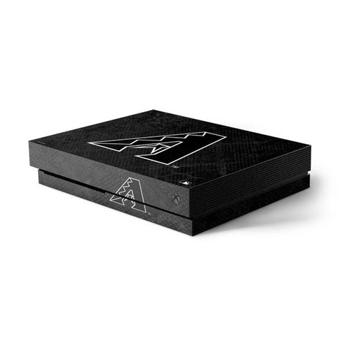 MLB Arizona Diamondbacks Dark Wash Xbox One X Console Skin