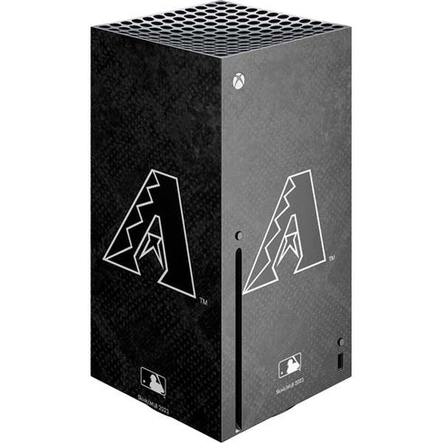 MLB Arizona Diamondbacks Dark Wash Xbox Series X Console Skin