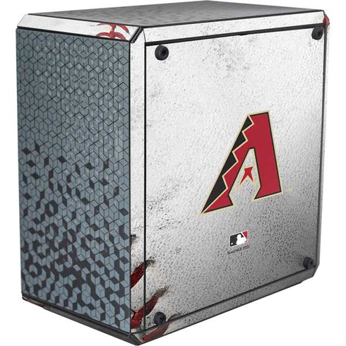 MLB Arizona Diamondbacks Game Ball Cooler Master MasterBox Q300L Mini Tower Skin