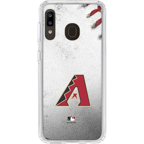 MLB Arizona Diamondbacks Game Ball Galaxy A20 Clear Case