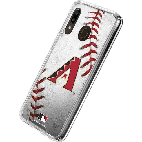 MLB Arizona Diamondbacks Game Ball Galaxy A30 Clear Case