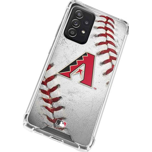 MLB Arizona Diamondbacks Game Ball Galaxy A52 5G Clear Case