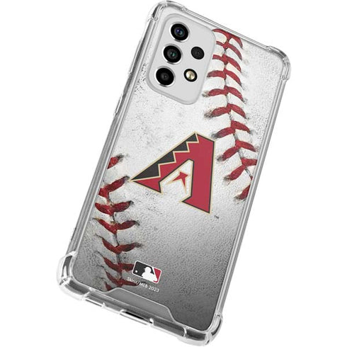 MLB Arizona Diamondbacks Game Ball Galaxy A53 5G Clear Case