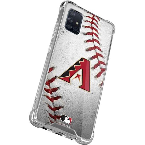 MLB Arizona Diamondbacks Game Ball Galaxy A71 5G Clear Case