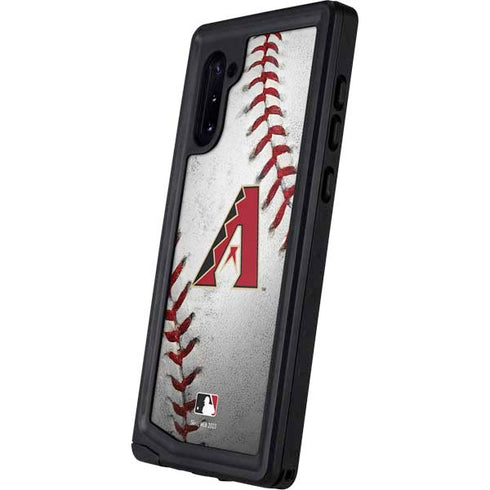 MLB Arizona Diamondbacks Game Ball Galaxy Note 10 Waterproof Case