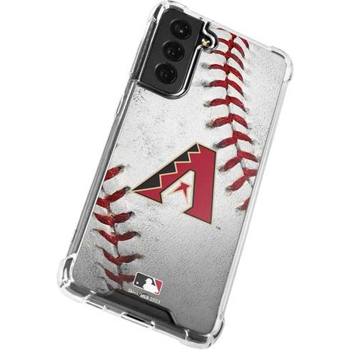 MLB Arizona Diamondbacks Game Ball Galaxy S21 FE Clear Case