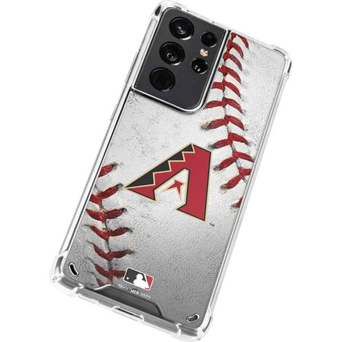 MLB Arizona Diamondbacks Game Ball Galaxy S21 Ultra 5G Clear Case
