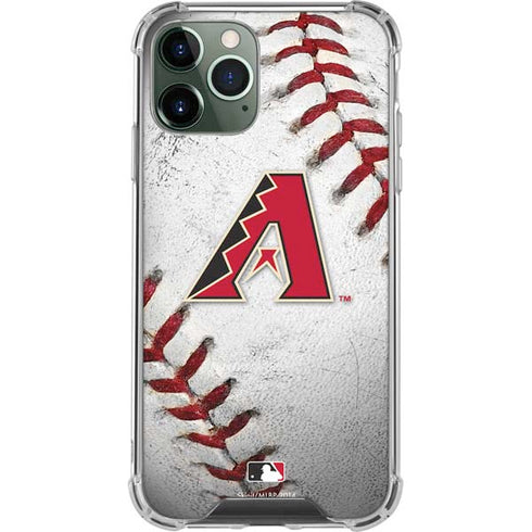 MLB Arizona Diamondbacks Game Ball iPhone 11 Pro Max Clear Case