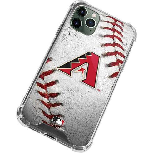 MLB Arizona Diamondbacks Game Ball iPhone 11 Pro Max Clear Case