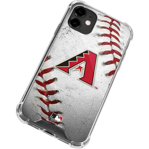 MLB Arizona Diamondbacks Game Ball iPhone 12 Clear Case