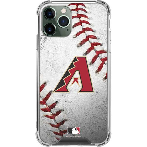 MLB Arizona Diamondbacks Game Ball iPhone 12 Pro Clear Case