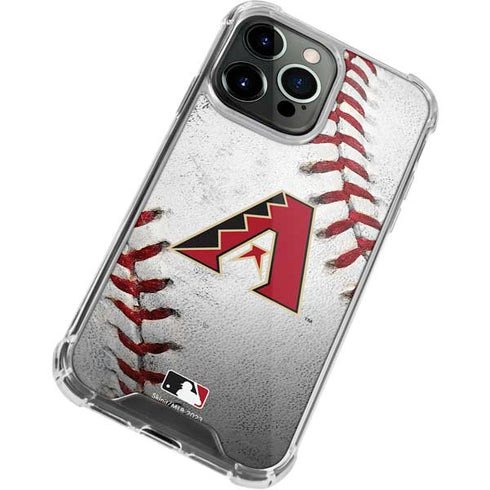 MLB Arizona Diamondbacks Game Ball iPhone 13 Pro Max Clear Case
