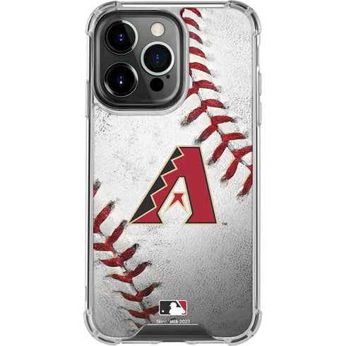 MLB Arizona Diamondbacks Game Ball iPhone 14 Pro Clear Case