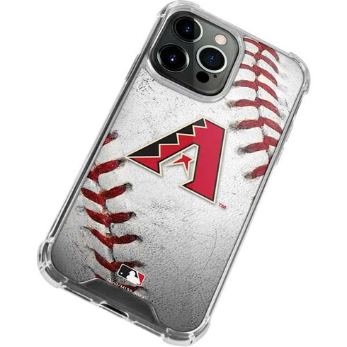 MLB Arizona Diamondbacks Game Ball iPhone 14 Pro Max Clear Case