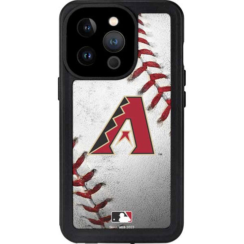 MLB Arizona Diamondbacks Game Ball iPhone 14 Pro Waterproof Case