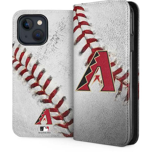 MLB Arizona Diamondbacks Game Ball iPhone 15 Plus Folio Case