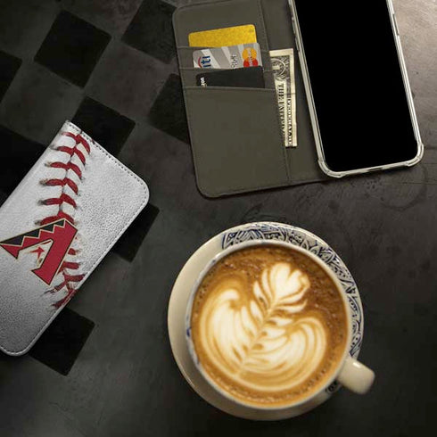MLB Arizona Diamondbacks Game Ball iPhone 15 Plus Folio Case