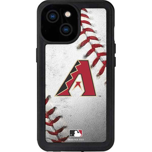 MLB Arizona Diamondbacks Game Ball iPhone 15 Waterproof Case
