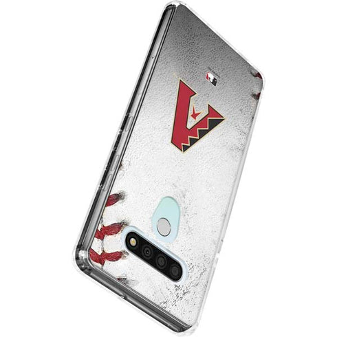 MLB Arizona Diamondbacks Game Ball LG Stylo 6 Clear Case