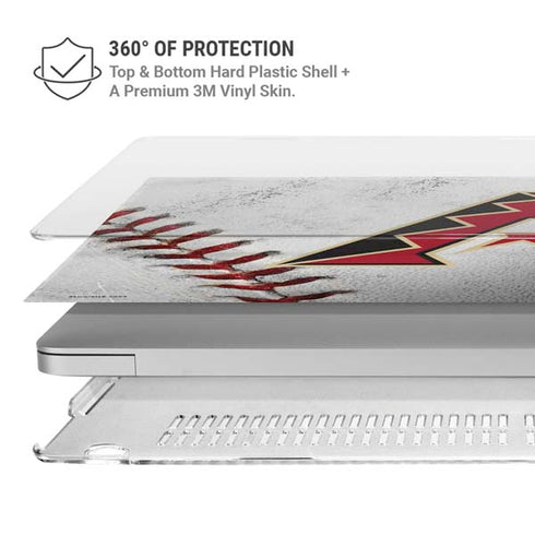 MLB Arizona Diamondbacks Game Ball MacBook Pro 13in (2020) Case plus Skin