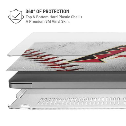 MLB Arizona Diamondbacks Game Ball MacBook Pro 16in (2021-25) Case plus Skin