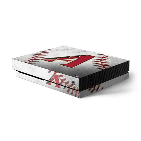 MLB Arizona Diamondbacks Game Ball Xbox One X Console Skin