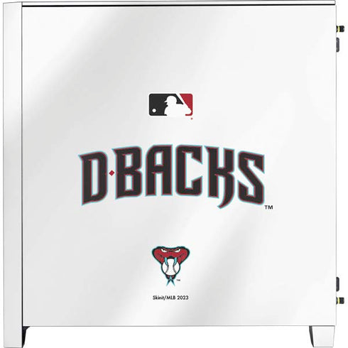 MLB Arizona Diamondbacks Home Jersey Corsair 4000D Tempered Glass Mid-Tower ATX Case Skin