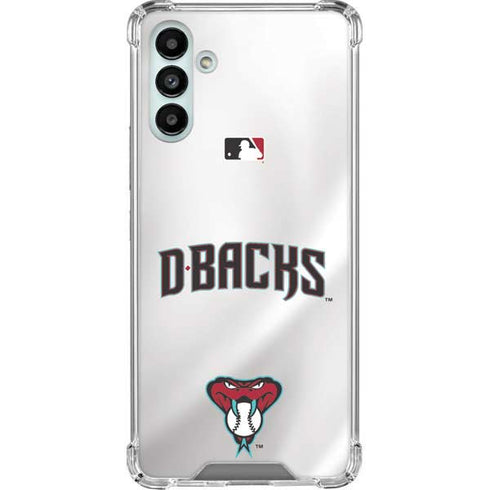 MLB Arizona Diamondbacks Home Jersey Galaxy A13 5G Clear Case