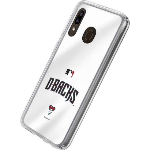 MLB Arizona Diamondbacks Home Jersey Galaxy A20 Clear Case