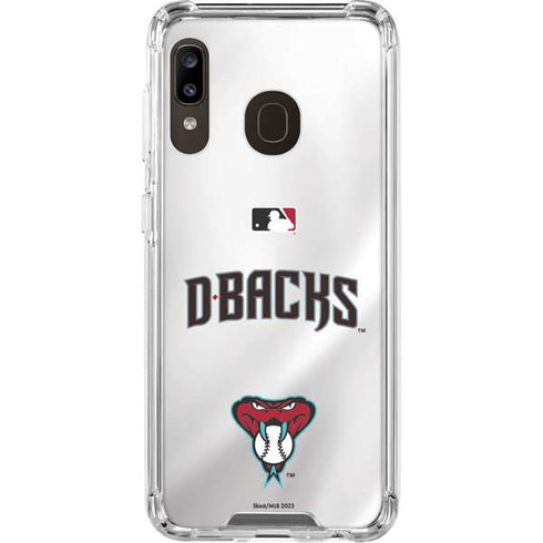 MLB Arizona Diamondbacks Home Jersey Galaxy A30 Clear Case