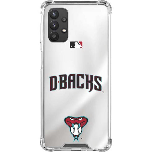 MLB Arizona Diamondbacks Home Jersey Galaxy A32 5G Clear Case