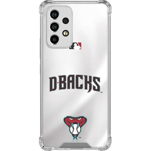 MLB Arizona Diamondbacks Home Jersey Galaxy A33 5G Clear Case