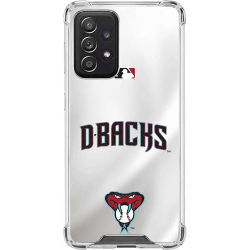 MLB Arizona Diamondbacks Home Jersey Galaxy A52 5G Clear Case