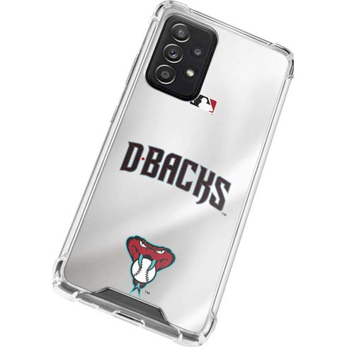 MLB Arizona Diamondbacks Home Jersey Galaxy A52 5G Clear Case