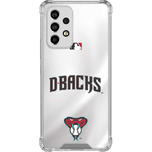 MLB Arizona Diamondbacks Home Jersey Galaxy A53 5G Clear Case
