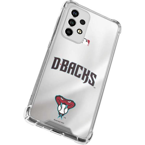MLB Arizona Diamondbacks Home Jersey Galaxy A53 5G Clear Case