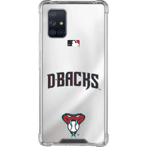 MLB Arizona Diamondbacks Home Jersey Galaxy A71 5G Clear Case