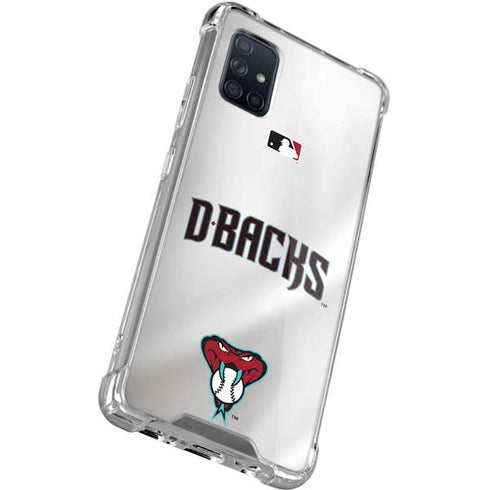 MLB Arizona Diamondbacks Home Jersey Galaxy A71 5G Clear Case