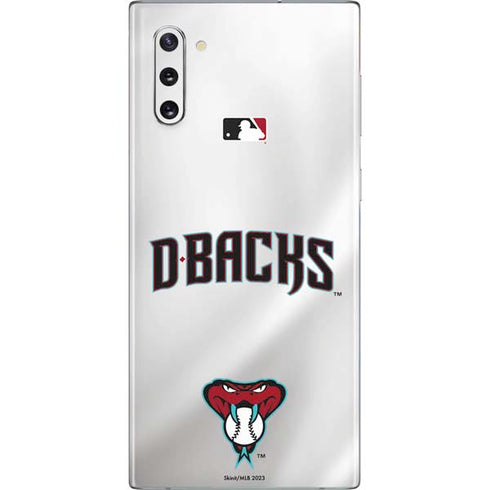 MLB Arizona Diamondbacks Home Jersey Galaxy Note 10 Skin