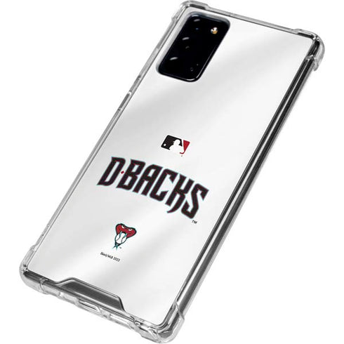 MLB Arizona Diamondbacks Home Jersey Galaxy Note20 5G Clear Case
