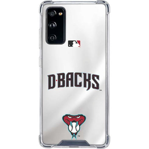 MLB Arizona Diamondbacks Home Jersey Galaxy S20 FE Clear Case
